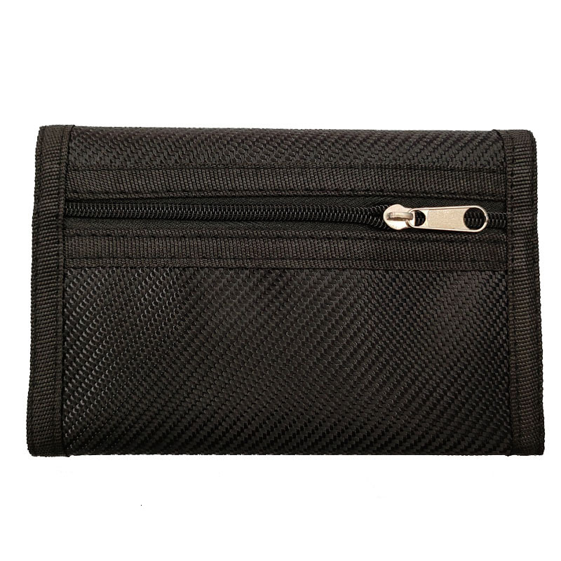 New designer foldable wallet, men's storage bag, bank card bag, long three fold gift zipper bag