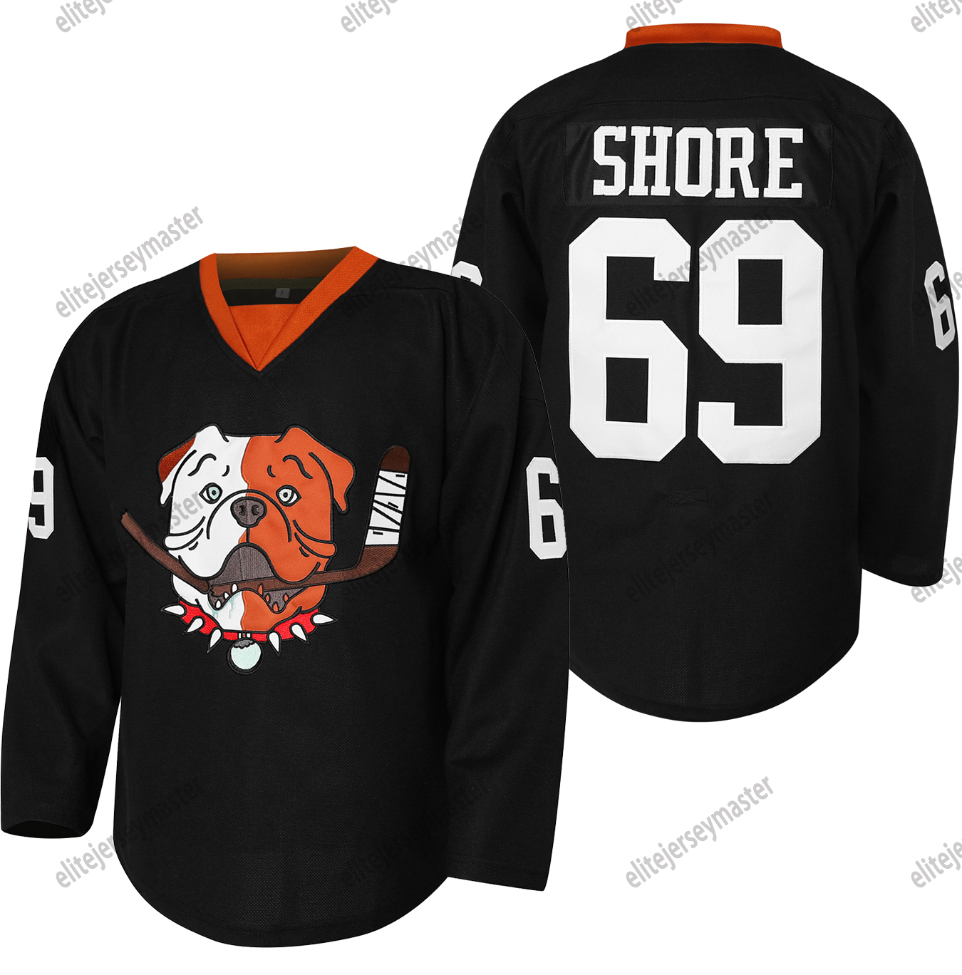 Hockey Jersey 69 Shoresy Black Blue red White Movie S-XXXL