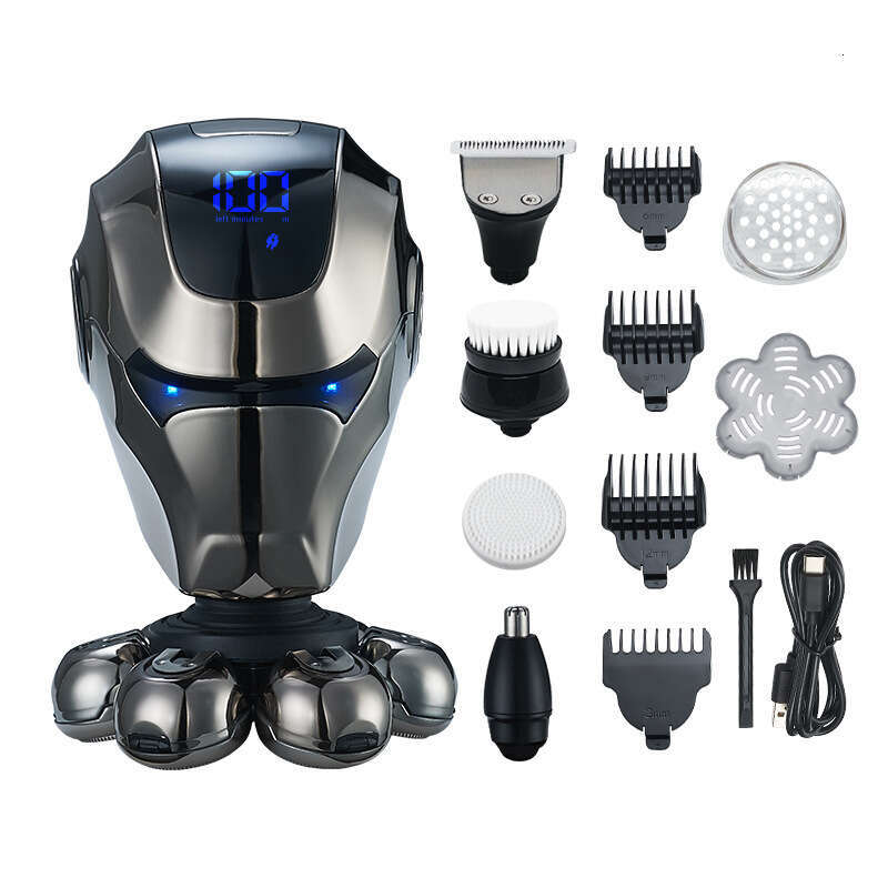 New multifunctional seven blade with shaver head, for self scraping hair clippers, electric shavers, and shavers