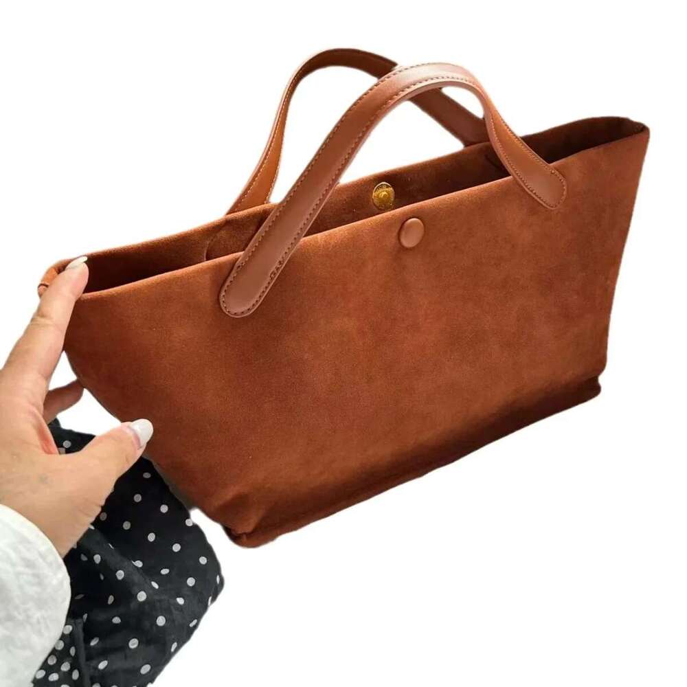 2024 Autumn And Winter New Real Suede Large Capacity Tote Bag