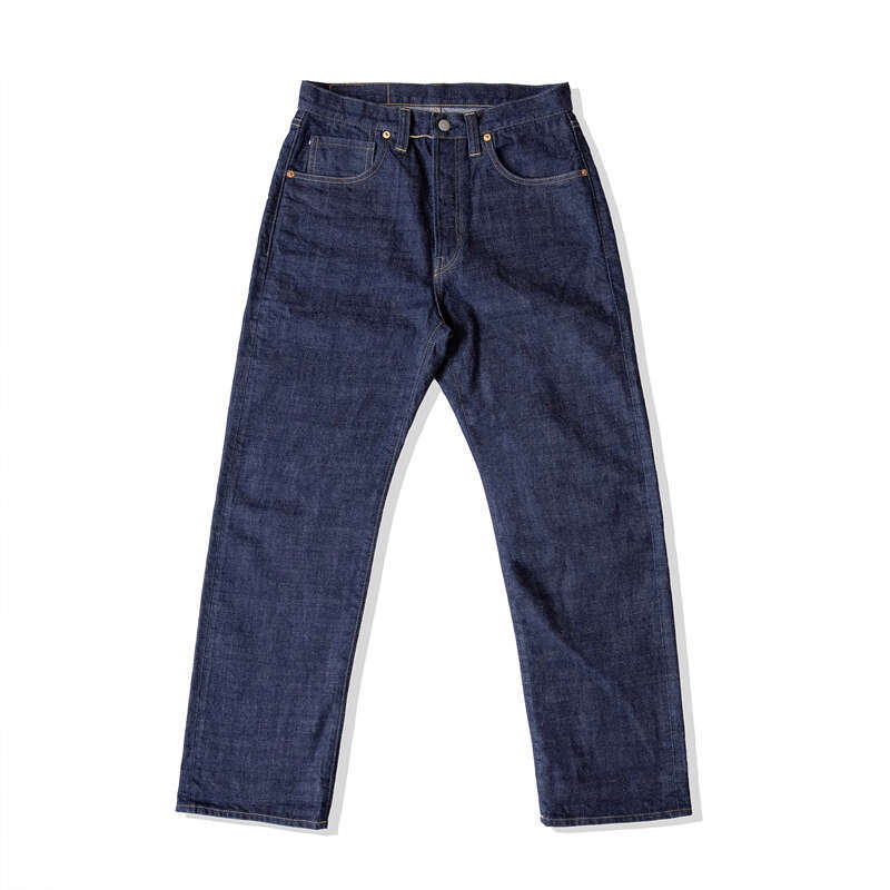 Red Tornado Ww2 Model High Waist Loose Straight Men's Jeans 14Oz Seedge Denim Pants