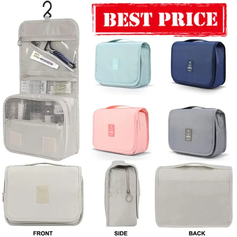 Latest Nylon Hook Makeup Bag Womens Makeup Bag High Capacity Toilet Storage Bag Travel Makeup Bag Waterproof Bag 241031