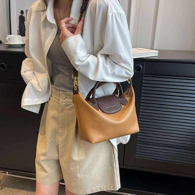 Designer Hobo Women Handbags Simple Leisure Top-handle Bags Clemence Portable Bucket Girls Shoulder Crossbody Bag
