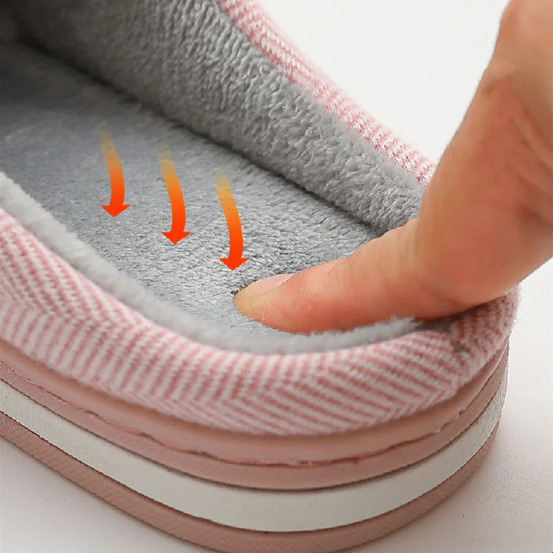 Large size mens winter home slider casual shoes womens soft warm house slider indoor bedroom no slider apartment couple floor slider 241031