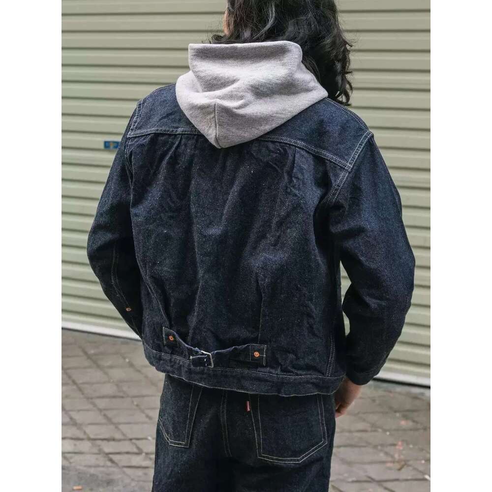 Red Bronson 1946 Model 506Xx Jean Jacket In Raw Seedge Denim Lot 46806Xx Indigo