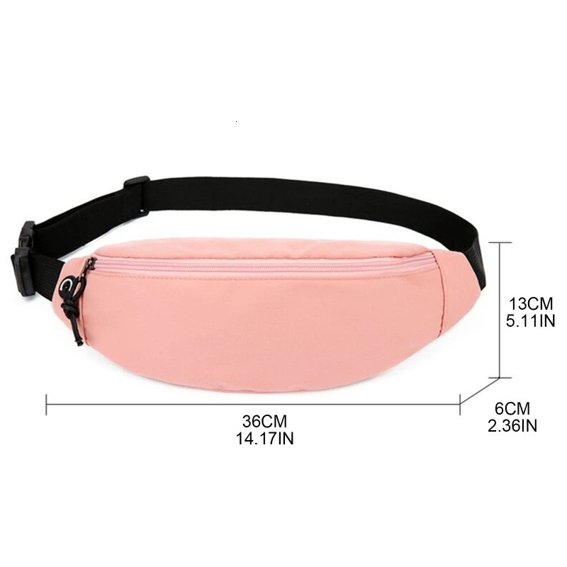 Womens Fashion Waist Bag Fanny Belt Bag Holiday Tramp Bag Crossbody Bag Outdoor Sports Exercise Travel Leisure 241031