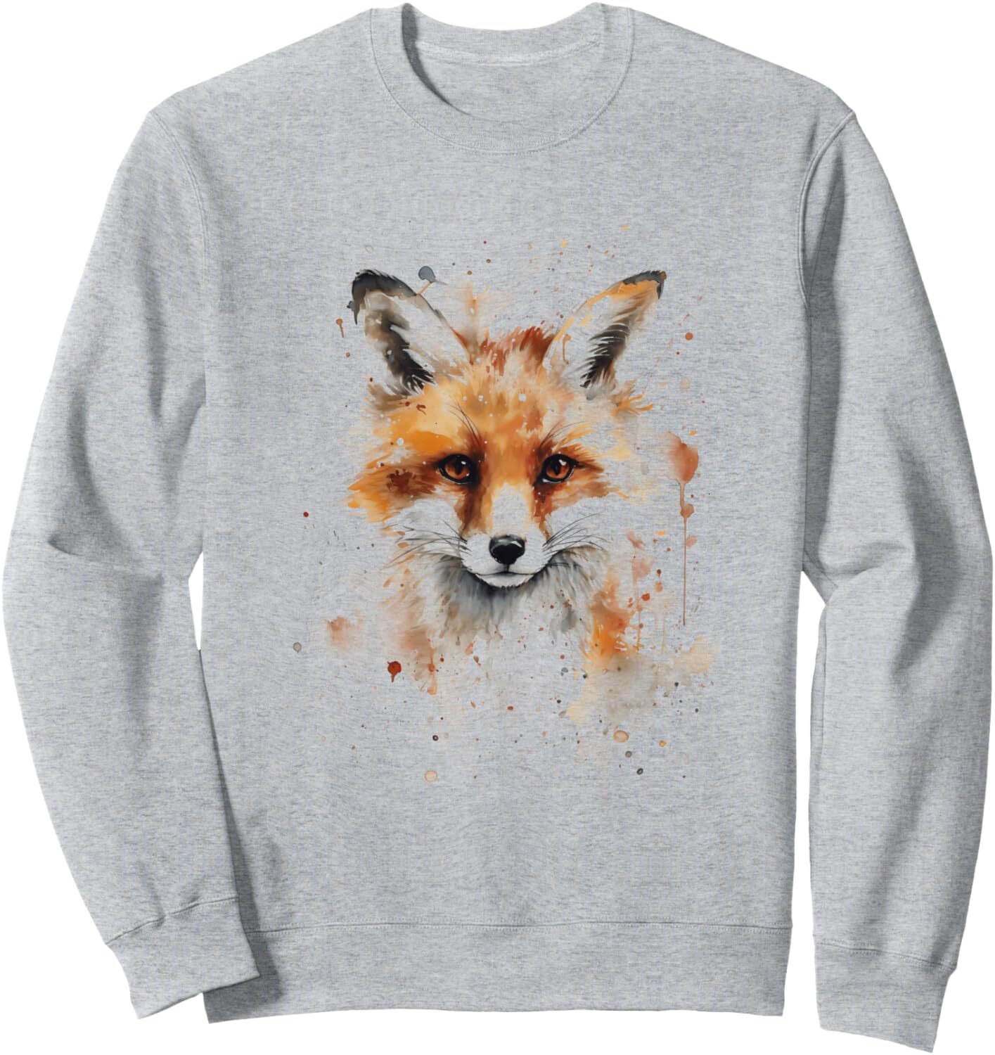 Long Sleeve Shirts for Men sweatshirt Fox Wildlife Forest Animal Lover Cute Foxes Design Sweatshirt T shirt Tee Streetwear Casual tops clothes
