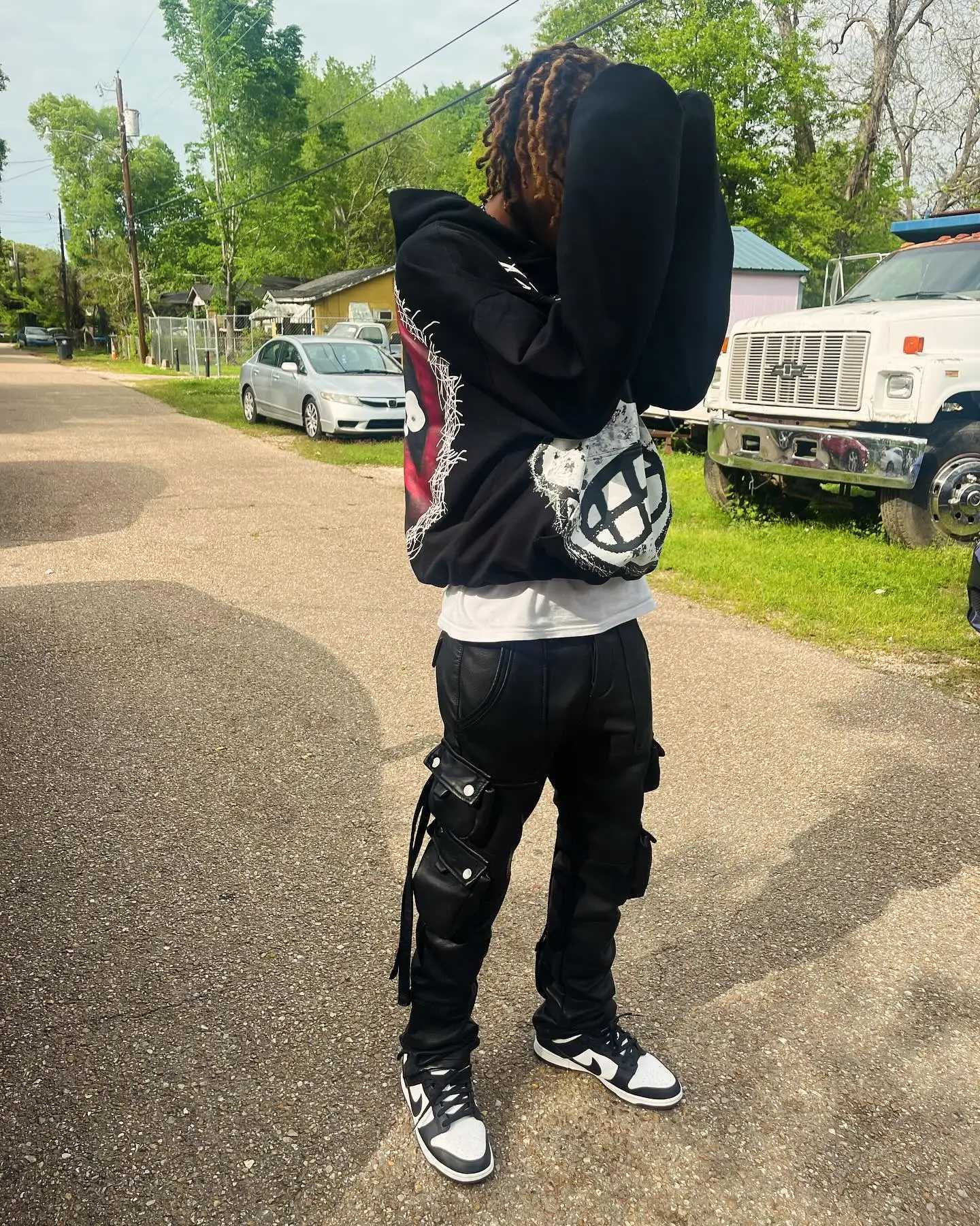 Men's Hoodies Sweatshirts Tenth Series Cartoon Print Anime Hoodie Y2k Men Women Oversized Loose Pullover Gothic Harajuku Sweatshirt Strtwear H241