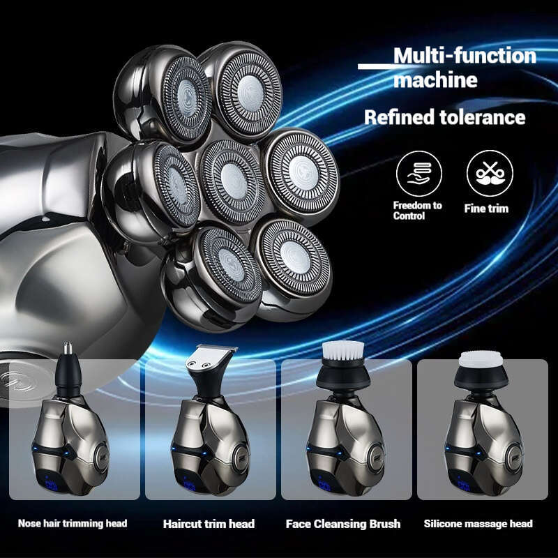 New multifunctional seven blade with shaver head, for self scraping hair clippers, electric shavers, and shavers