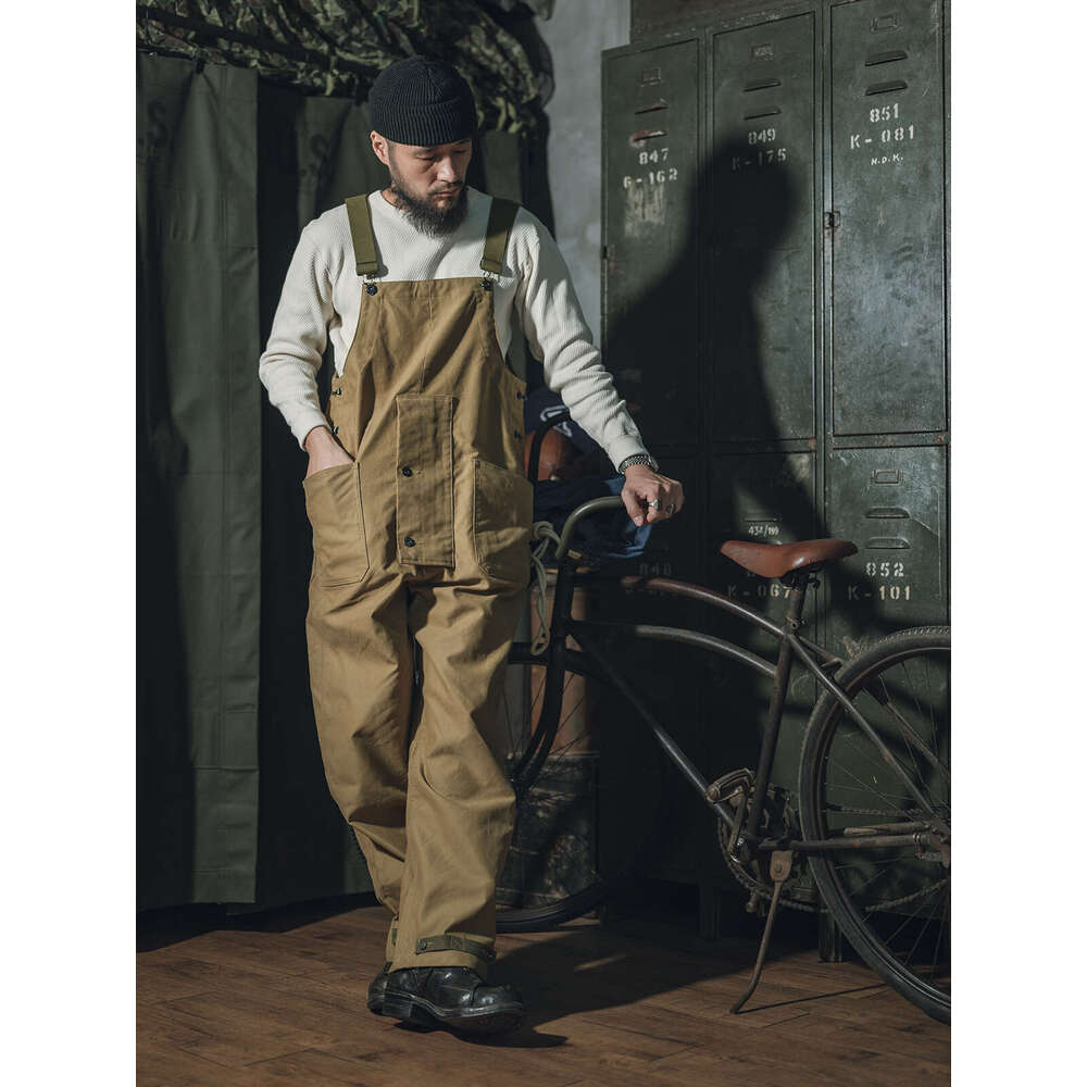 Bronson Deck Overalls Jungle Cloth Vintage-Inspired Pants Naval Workwear Coveralls
