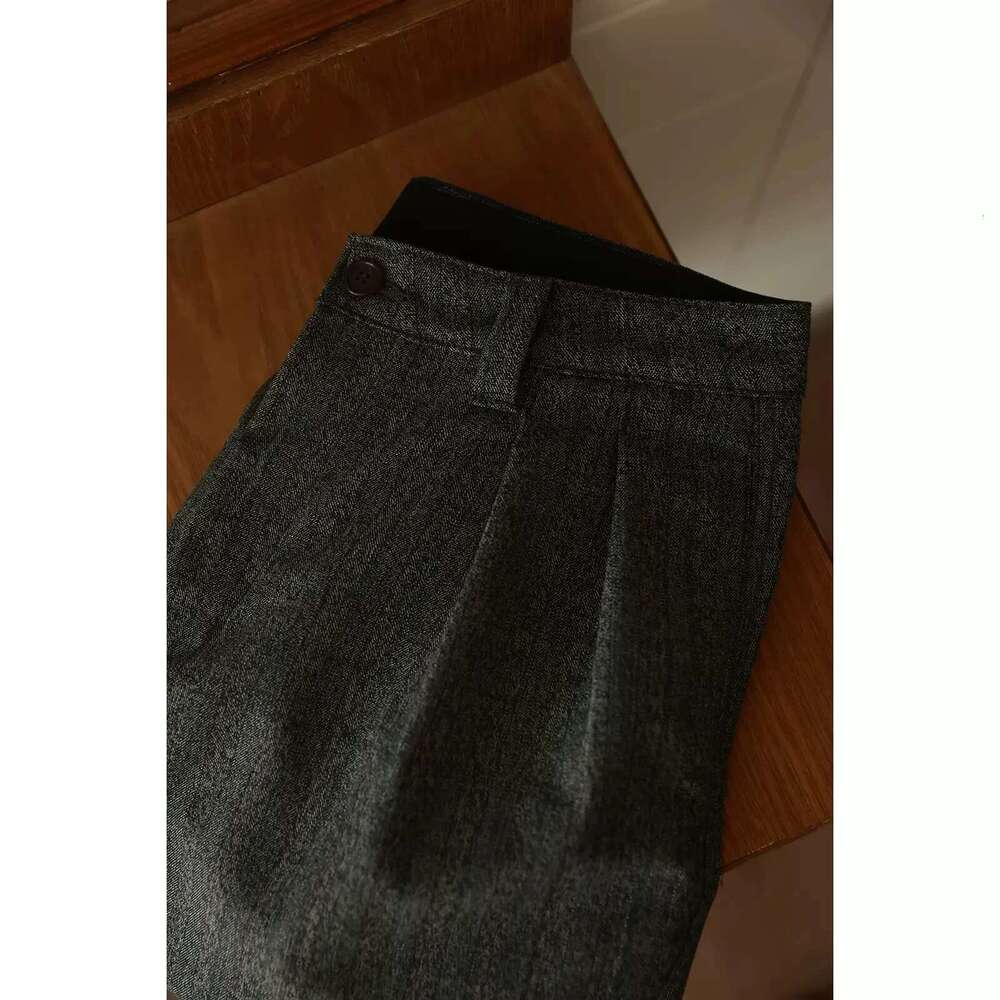 Second Order 2-Tuck Pants Relaxed Fit Straight Leg High Waist Men's Pleated Trousers