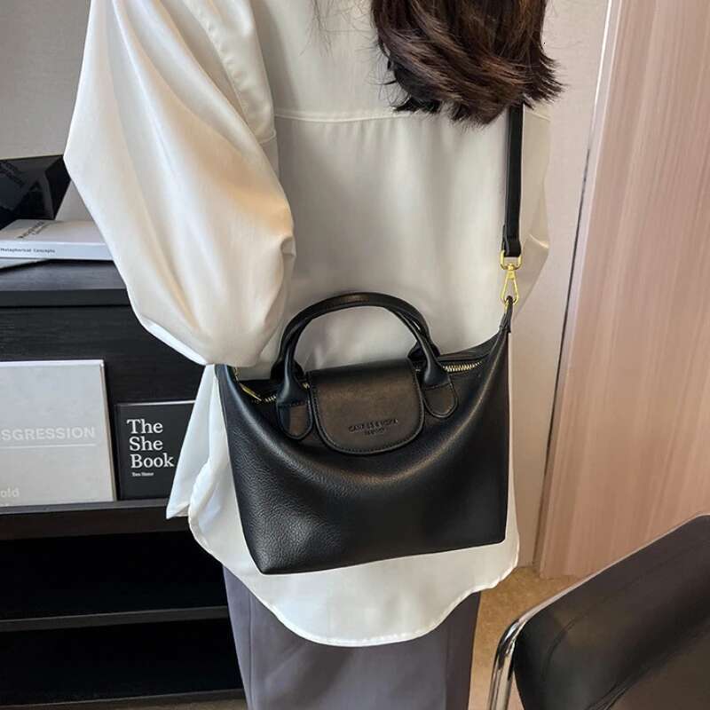 Designer Hobo Women Handbags Simple Leisure Top-handle Bags Clemence Portable Bucket Girls Shoulder Crossbody Bag