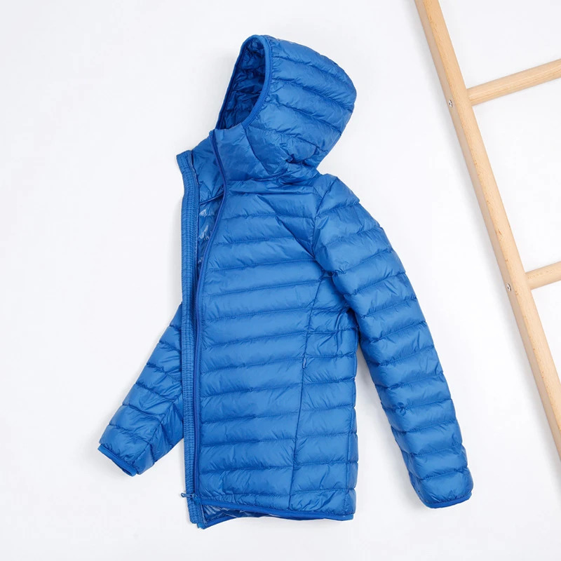 Mens all season ultra light packaging down jacket waterproof windproof and warm jacket mens hooded sweatshirt 241031