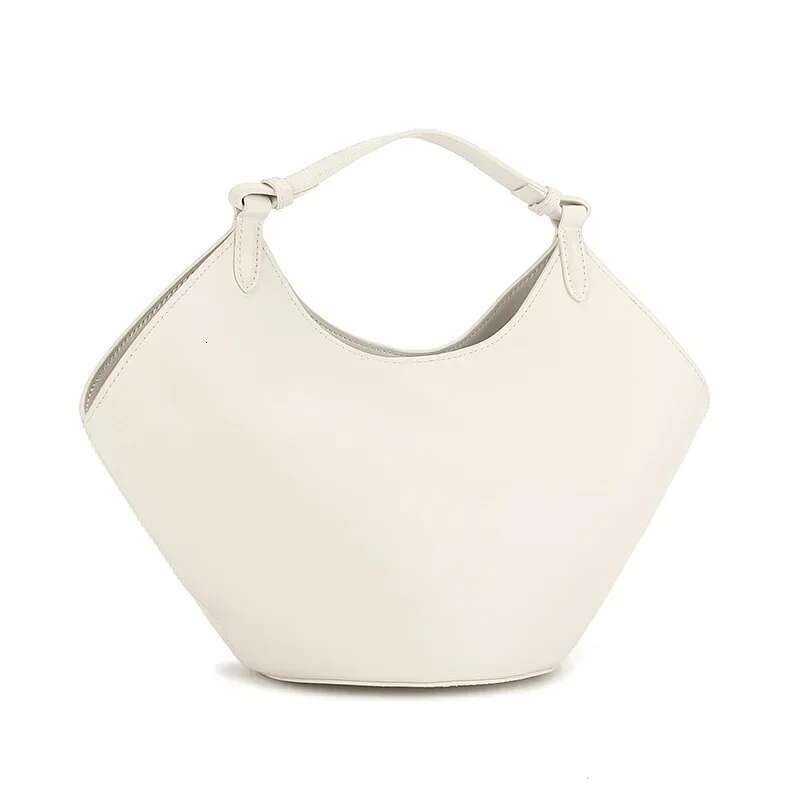 2024 Genuine Leather Tote Frosted Minimalist Handbag