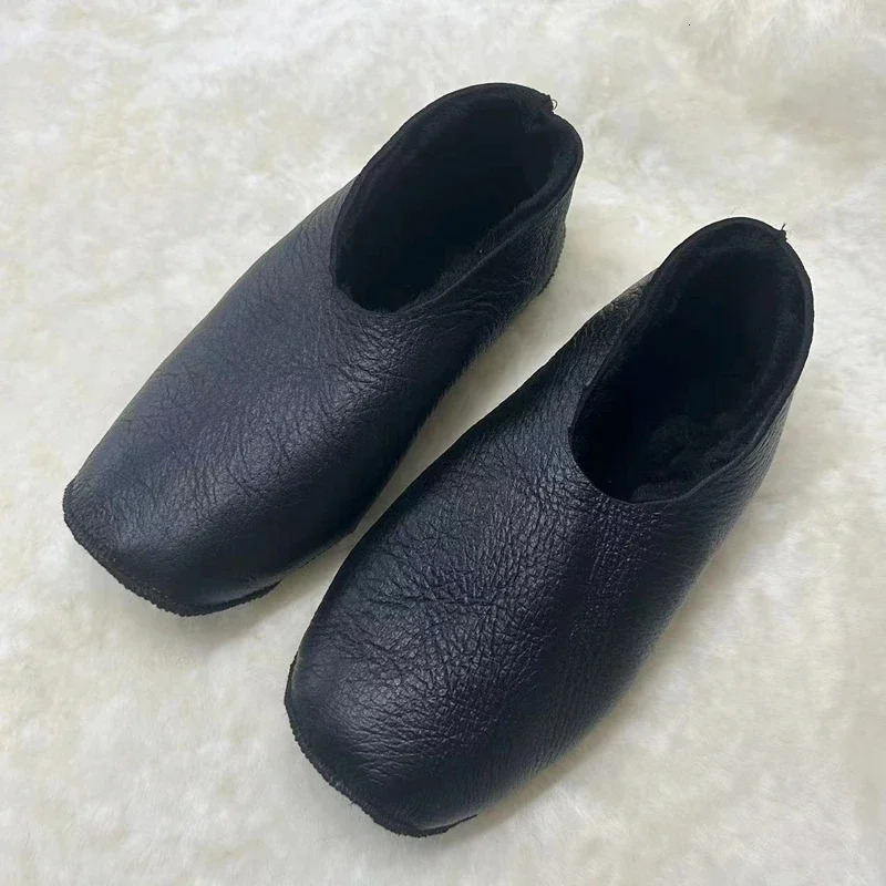 Sheepskin Soc,Plush Extra Thick Or Soc,Fur Integrated Cold And Moisture-Proof Wool Snow Shoes For Both Men&Women At Home