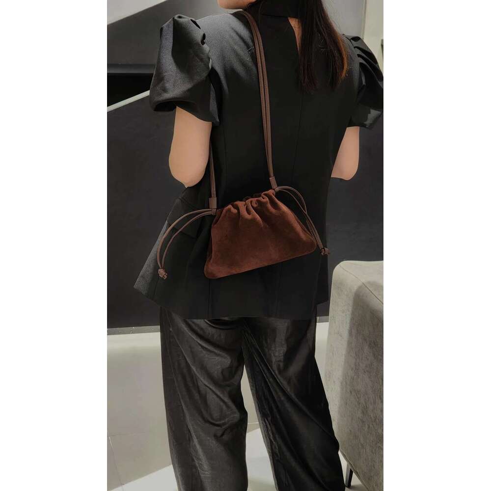 2024 Autumn And Winter New Suede Leather Shoulder Crossbody Bag Handbag