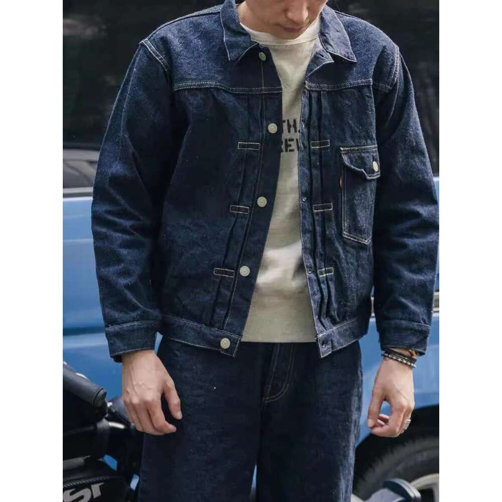 Red Bronson 1946 Model 506Xx Jean Jacket In Raw Seedge Denim Lot 46806Xx Indigo