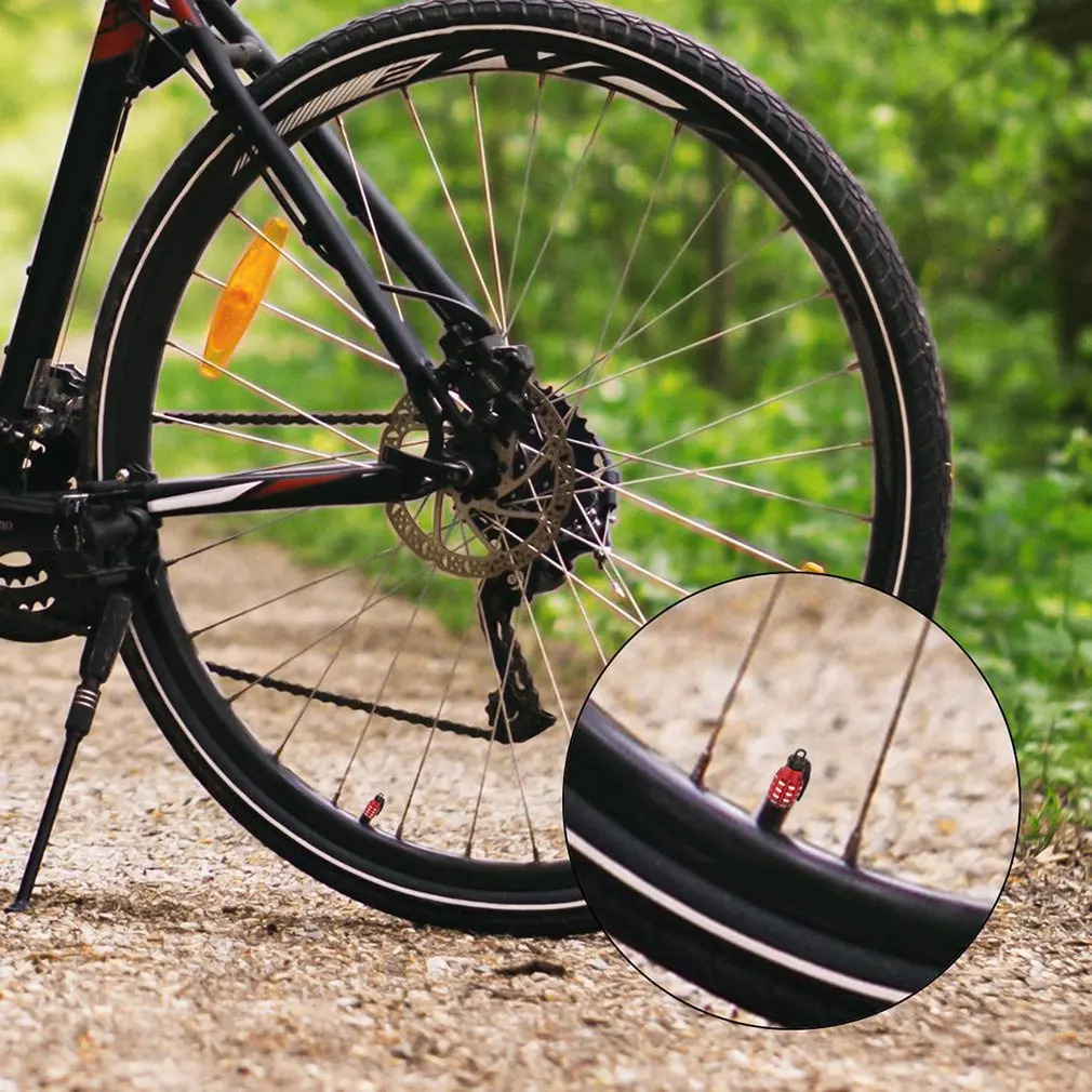 New 4Pcs Aluminum Car Grenade Alloy Tyre Cover Air Dust Tire Truck Bike Wheel Rim Vae Stem Cap