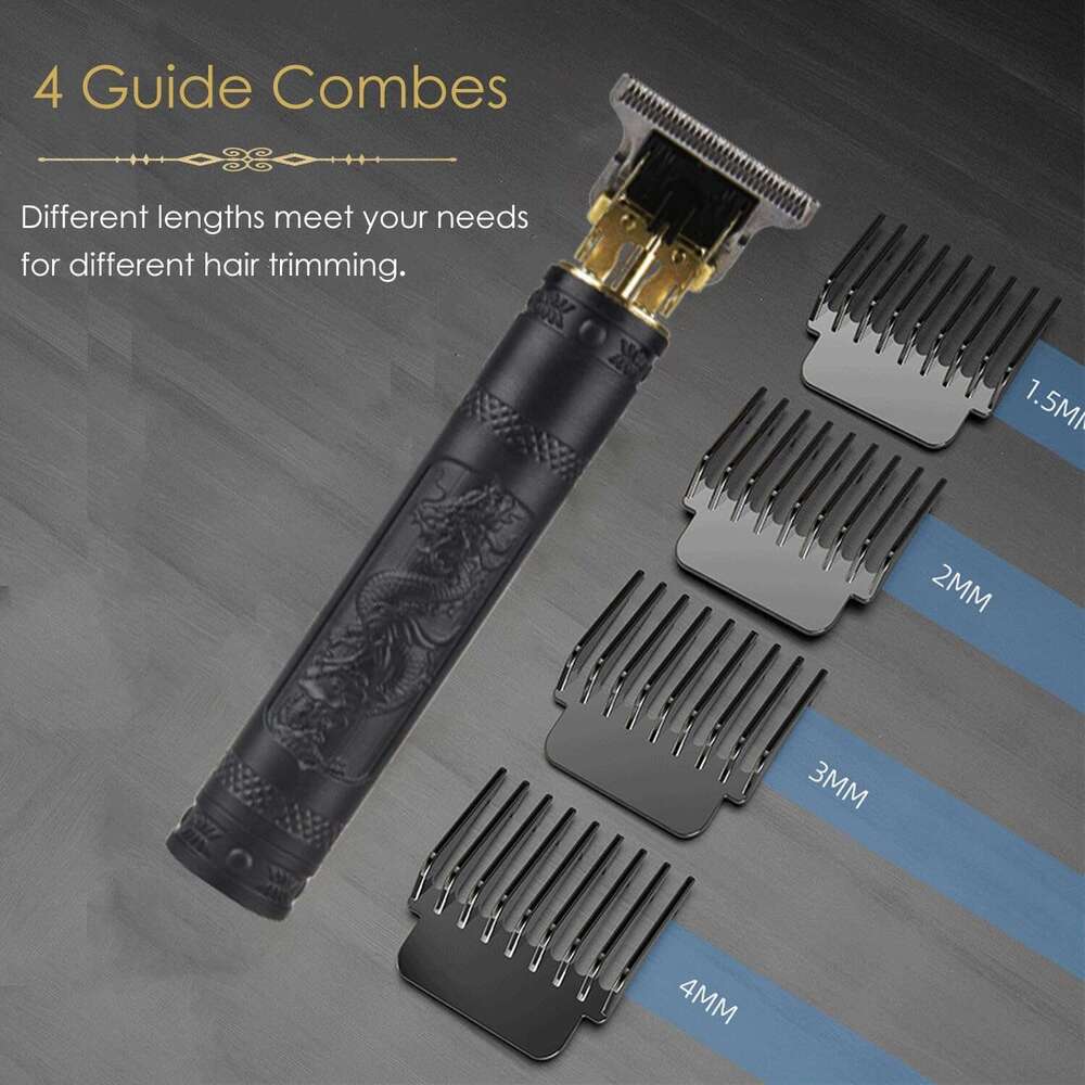 Professional Cordless Rechargeable Barber Clippers Men's Hair Cut hine Electric Trimmer for Home Use
