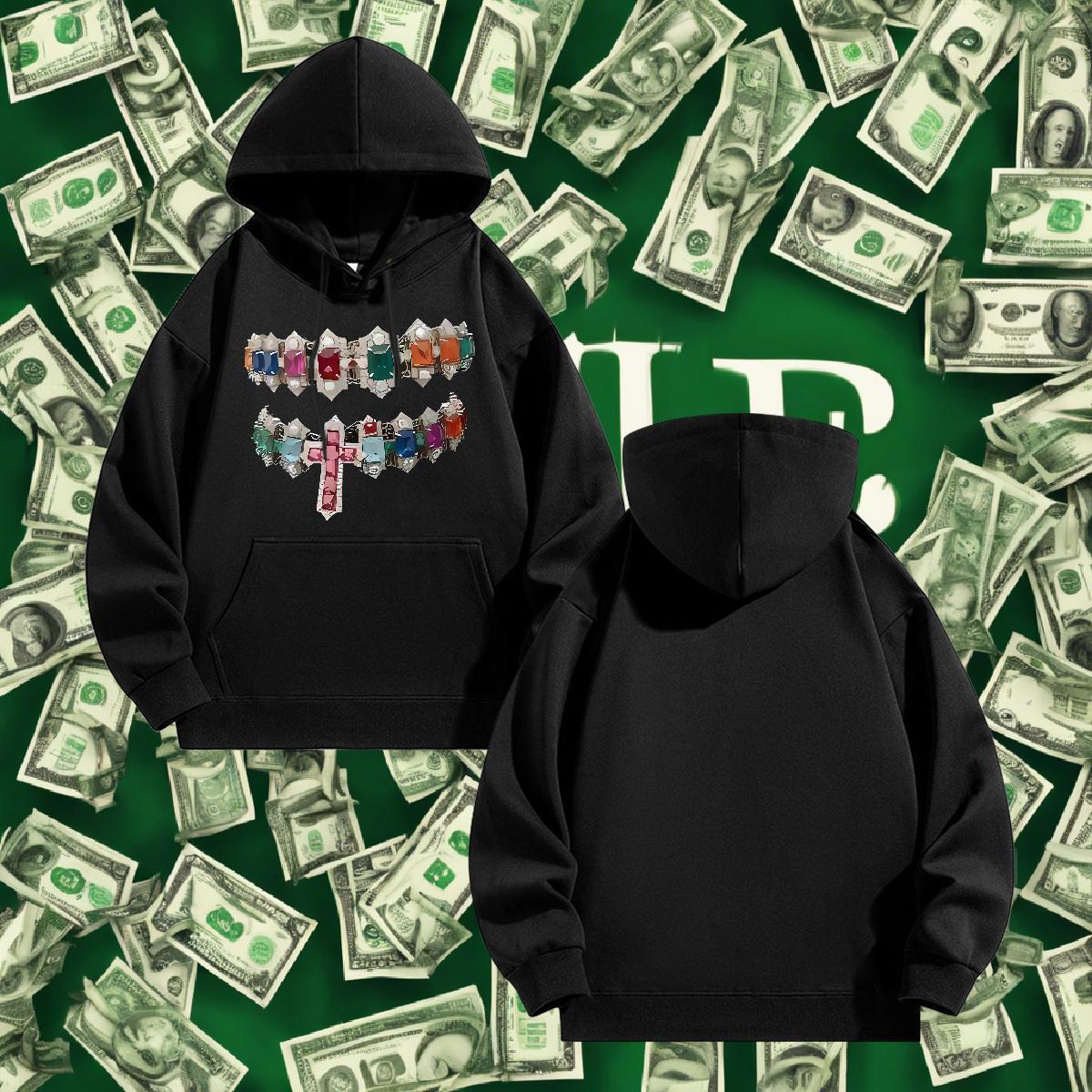 2024 New Men's Hooded Sweatshirt Long Sleeve Soft Popular Men Hoodie Autumn Winter Casual Tops Hoody DIY Anime 350g Cotton