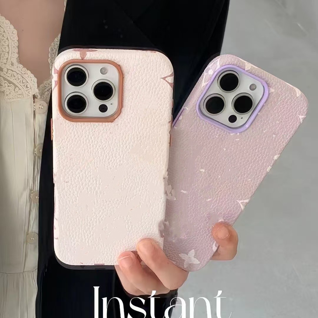 Designer phone cases iPhone 15 plus 13 12 14 11 Pro max 15Promax Luxury Cover leather Unisex shockproof case NJ7C