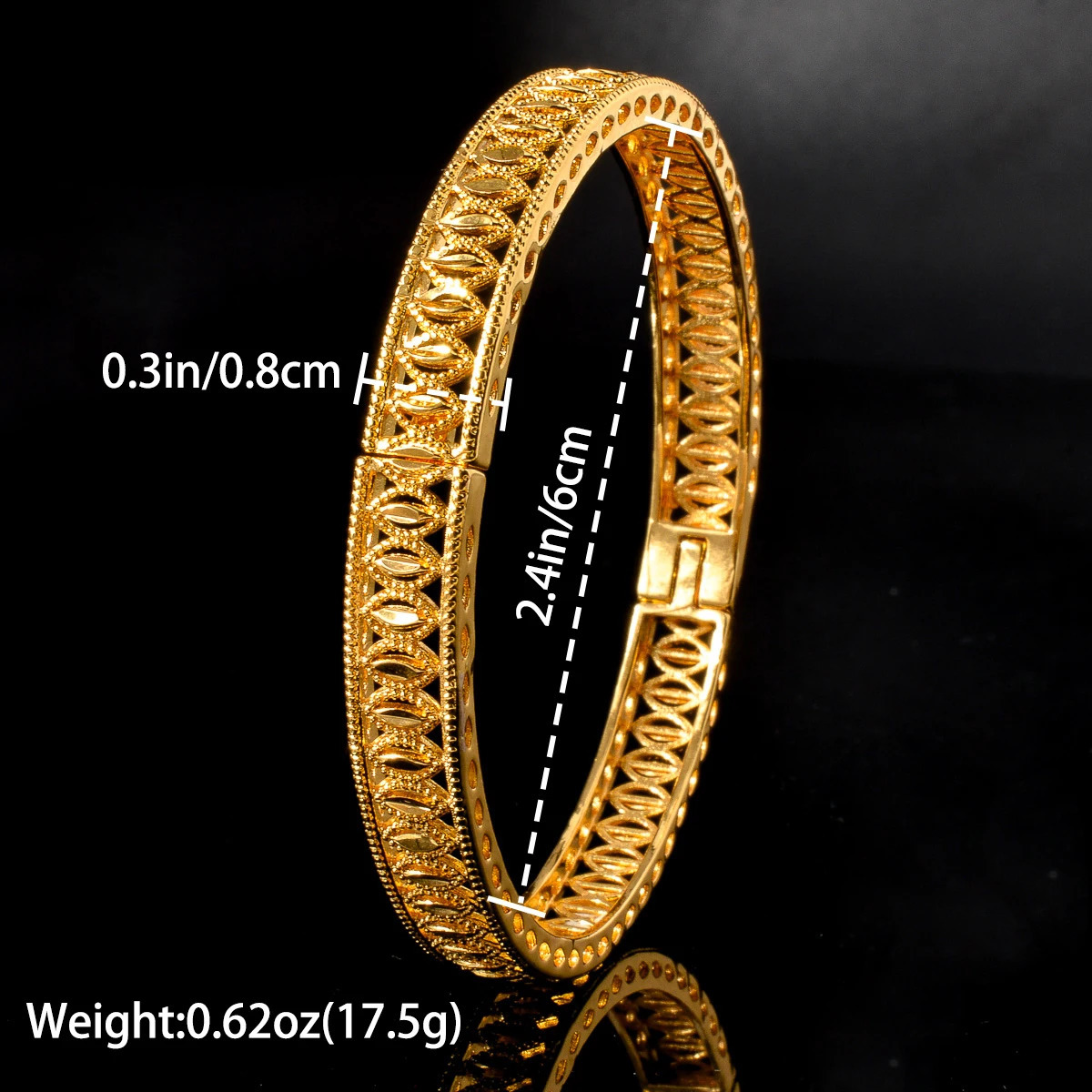 7MM Dubai Gold Color Bangle Snake Shape Geometry Hard Bracelets For Women Indian Italy Hand Jewelry Hip Hop Style 241030
