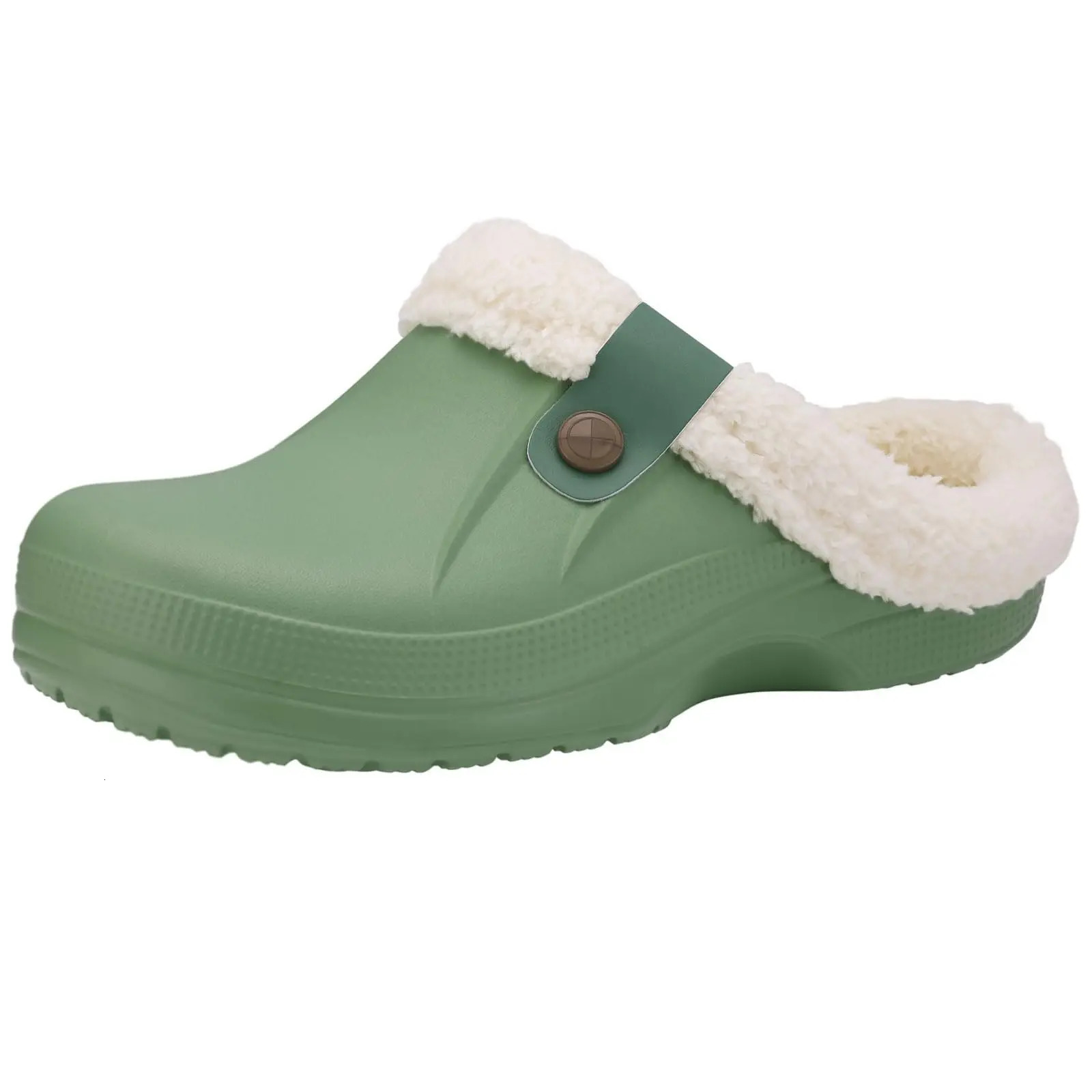 Home>Products>Womens Fur Lining>Waterproof Slippers>Garden Shoes>Winter Warm Plush Home and Fuzzy Slippers>Indoor and Outdoor Mule 2
