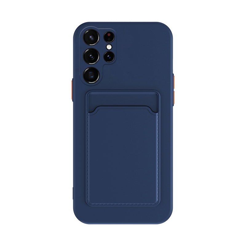S25 FE Skin Feel Card Slot Soft TPU Cases For Samsung S25 Edge A36 A56 A26 A70 A16 A06 S24 Ultra A55 A35 A25 A15 A05 A05S S23 Plus A54 Credit ID Cards