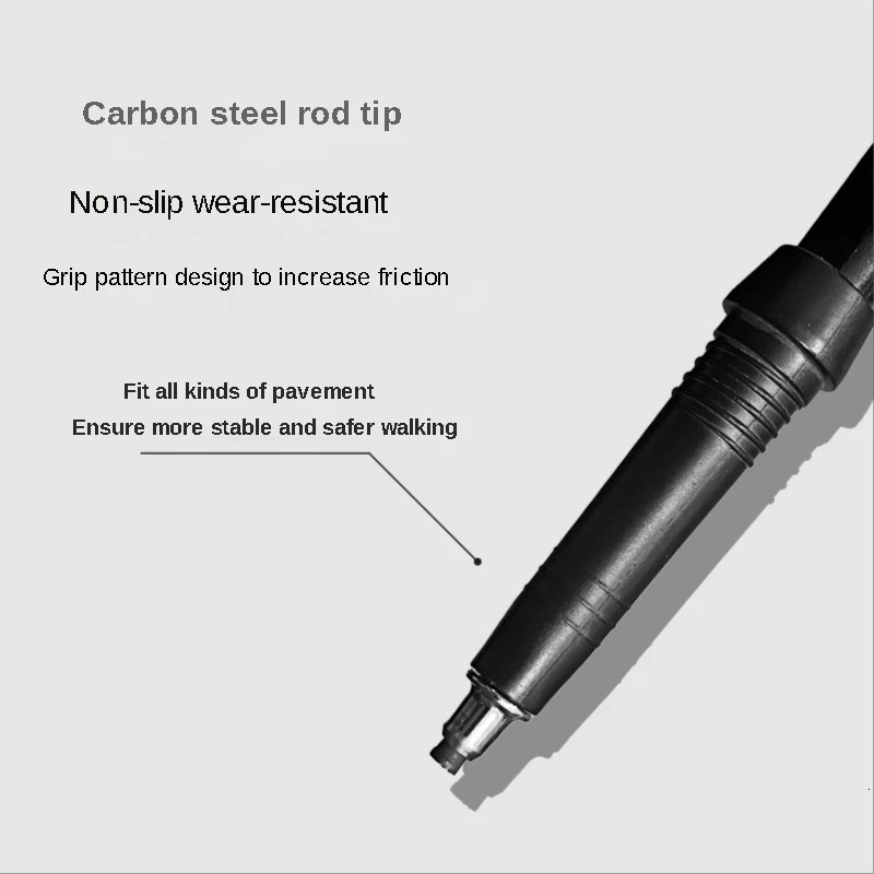 135CM Aluminum Outdoor Hiking Anti Shock Walking Sticks Telescopic Trekking Climbing Poles Ultralight Walking Canes 241031