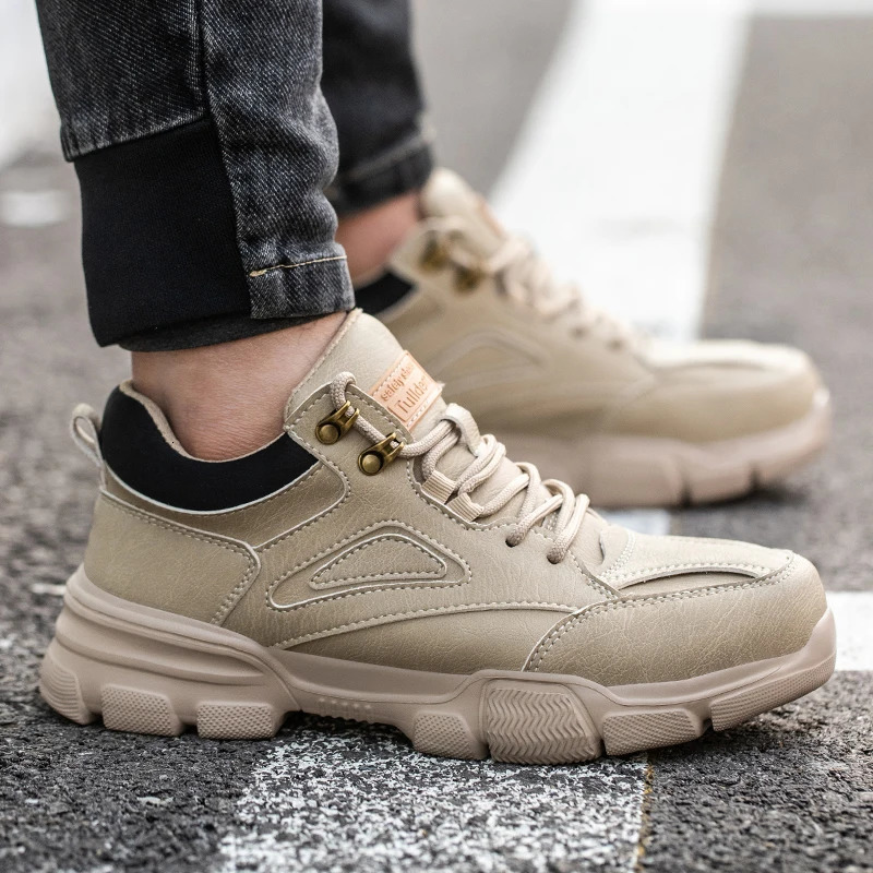 Safety Shoes Men Steel Toe Work Shoes Anti-smash Anti-puncture Indestructible Shoes Protective Boots Industrial Shoes 241031