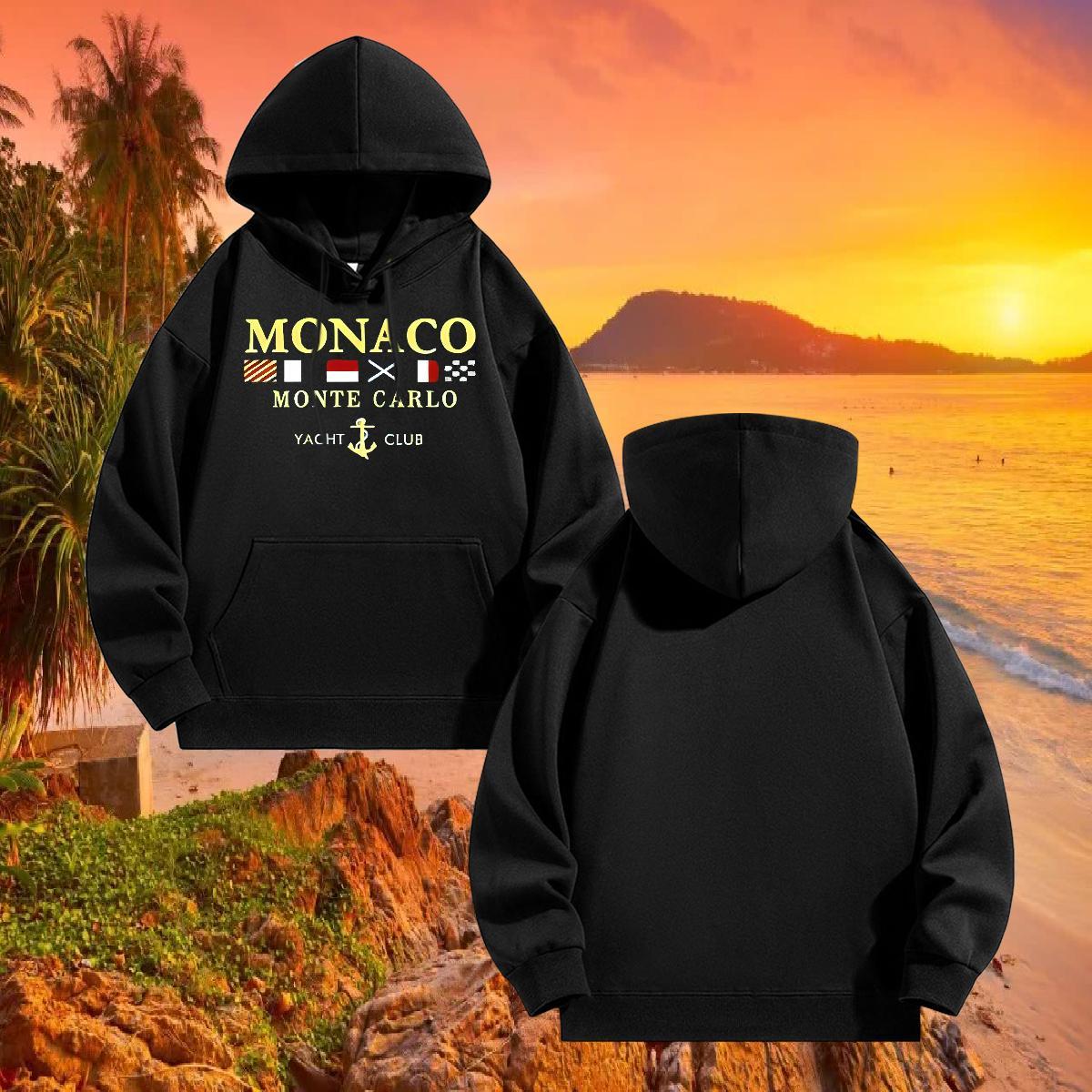 Casual New Men Hoodie Breathable Drawstring TOP Quality Men Tops Hoodie Casual Beach Wear Custom Big Size Cotton 350g
