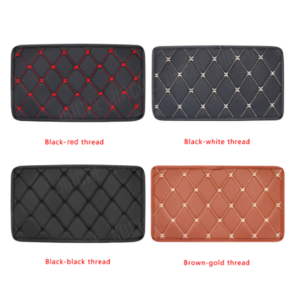 New Universal PU Box Anti-Wear Cover Armrest Mat Dust-Proof Cushion Automobiles Interior Accessories Leather Car Styling