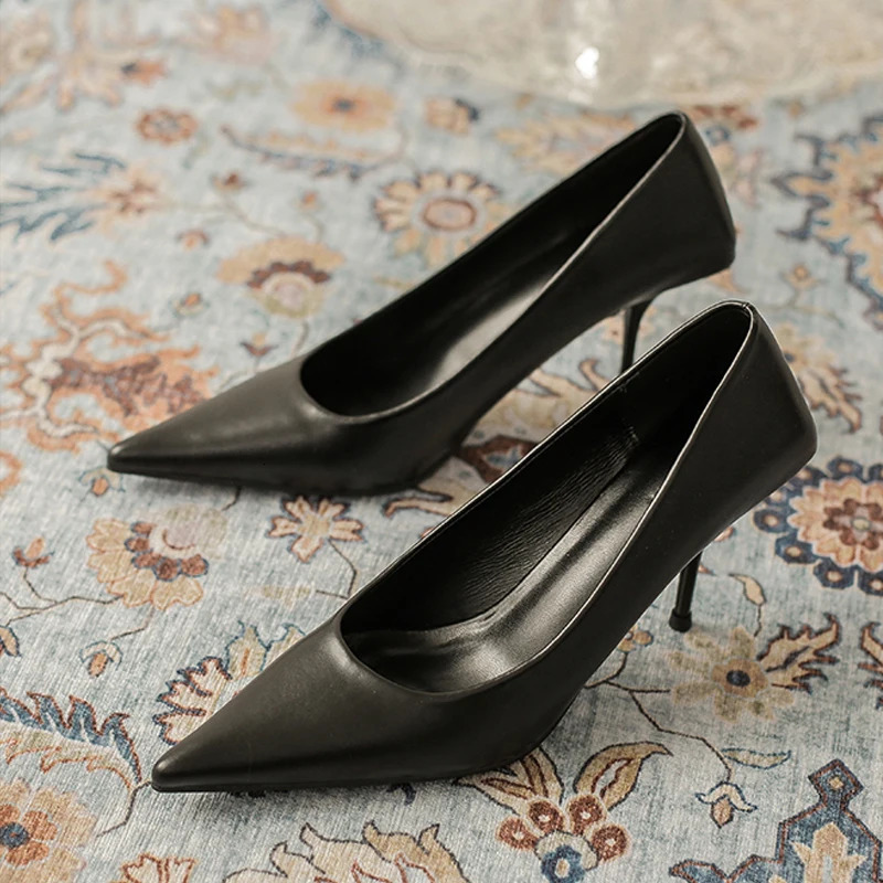 Eiyken Green High Heels Pumps Pointed Toe Slip On Women Sexy Prom Wedding Ladies Stripper 2024 Shoes 241031