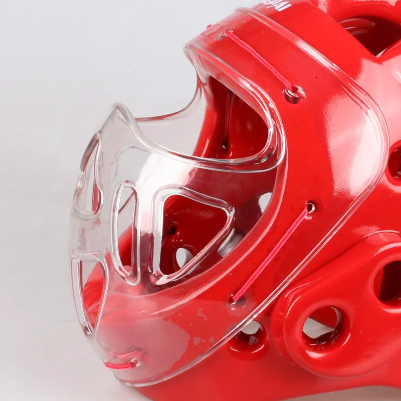 Full Face Head Guard Karate Helmet Taekwondo Headgear MMA Kick Boxing Protector Professional Training Helmets 241030