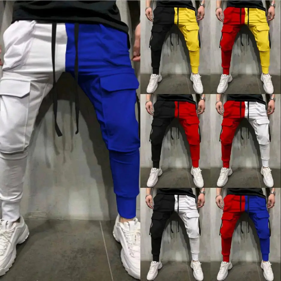 Mens Pants Weatpants Hip Hop Joggers Cargo Pants Men Casual Pants Fashion Printing Trousers Streetwear Pantalones K189 241031