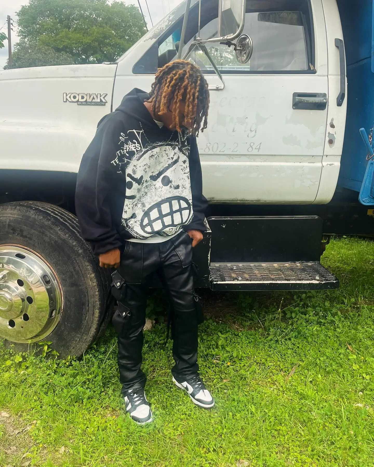 Men's Hoodies Sweatshirts Tenth Series Cartoon Print Anime Hoodie Y2k Men Women Oversized Loose Pullover Gothic Harajuku Sweatshirt Strtwear H241