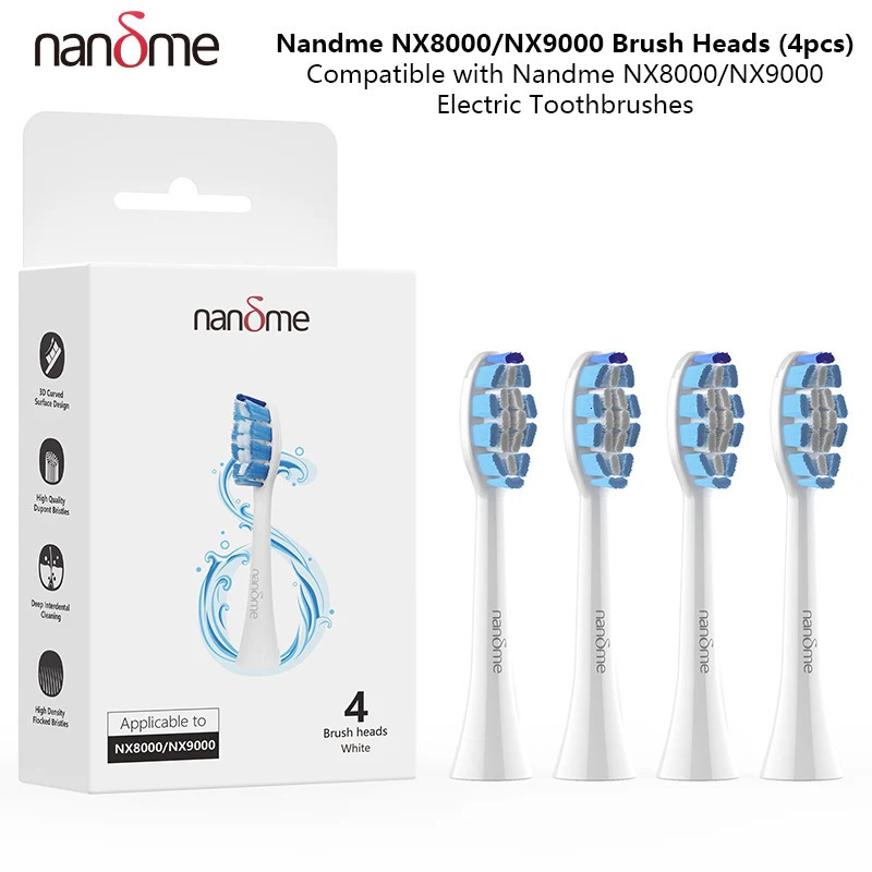 Original Nandme NX8000 NX9000 brush head intelligent sonic electric toothbrush accessories 241031