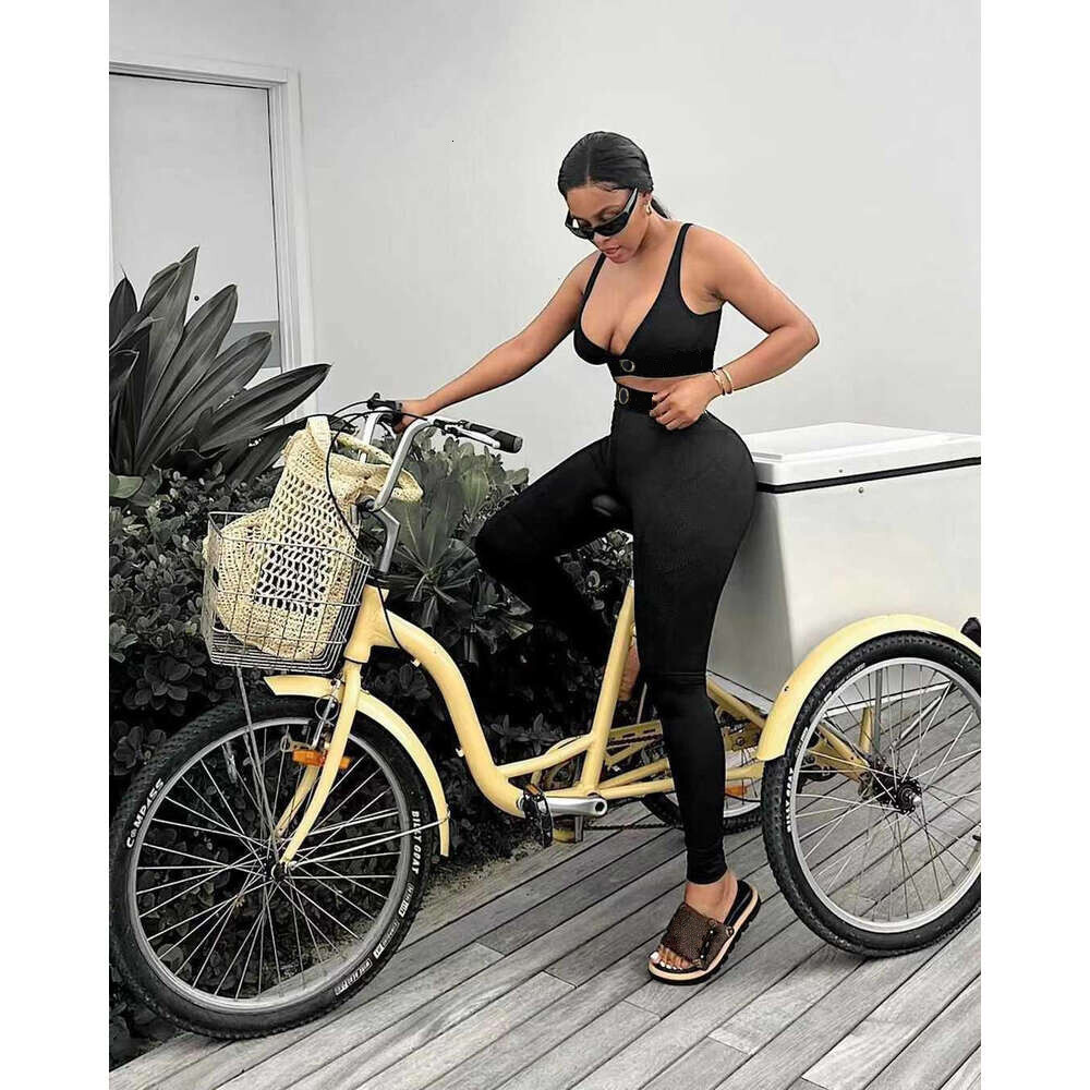 Summer New Women Tracksuits Fashion Two Piece Set Sports Casual Letter Print Vest And Tights Leggings Pants Yoga Sets For Ladies