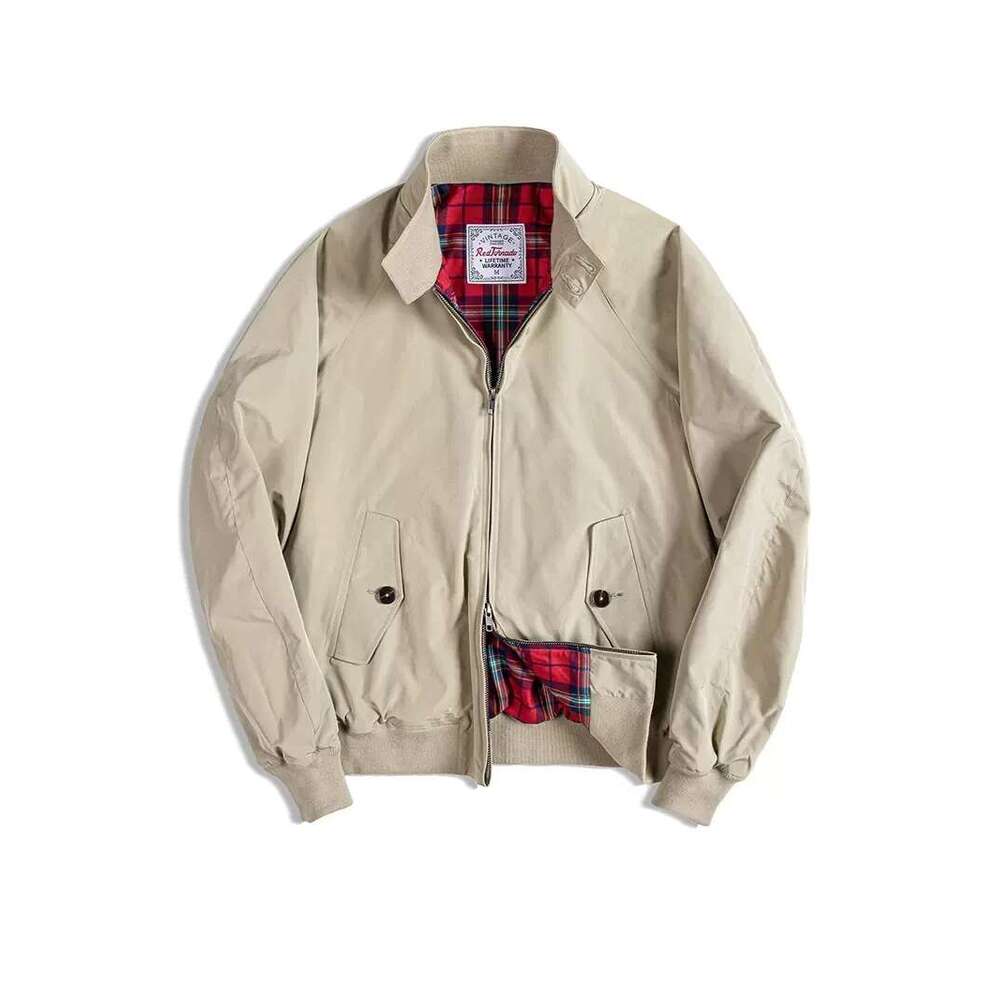 Red Tornado Classic British Style Timeless Menswear Golf Jacket Windbreaker