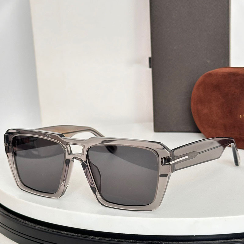 Men REDFORD Pilot Sunglasses Designer Women Square ACETATE Frame Leisure Outdoor Travel Sunglasses 1153