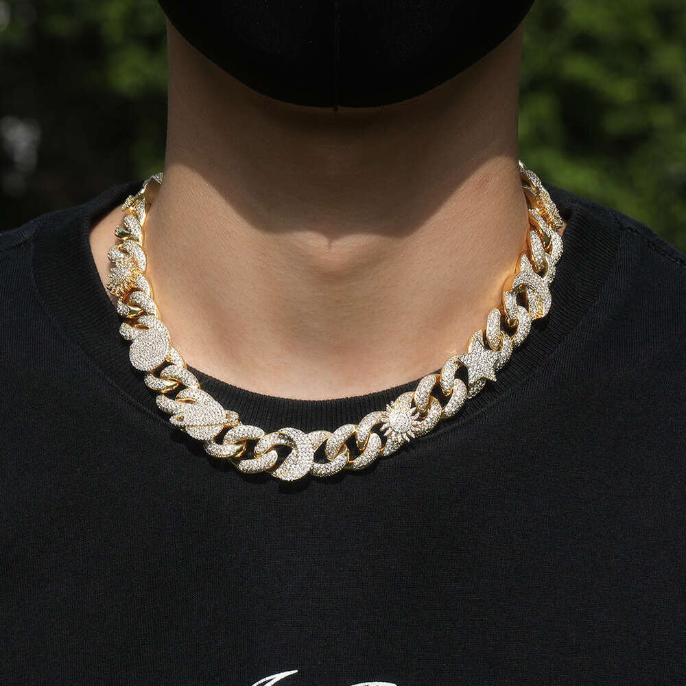 new sun star eyes jewelry for men's small set hip hop fashion brand necklace