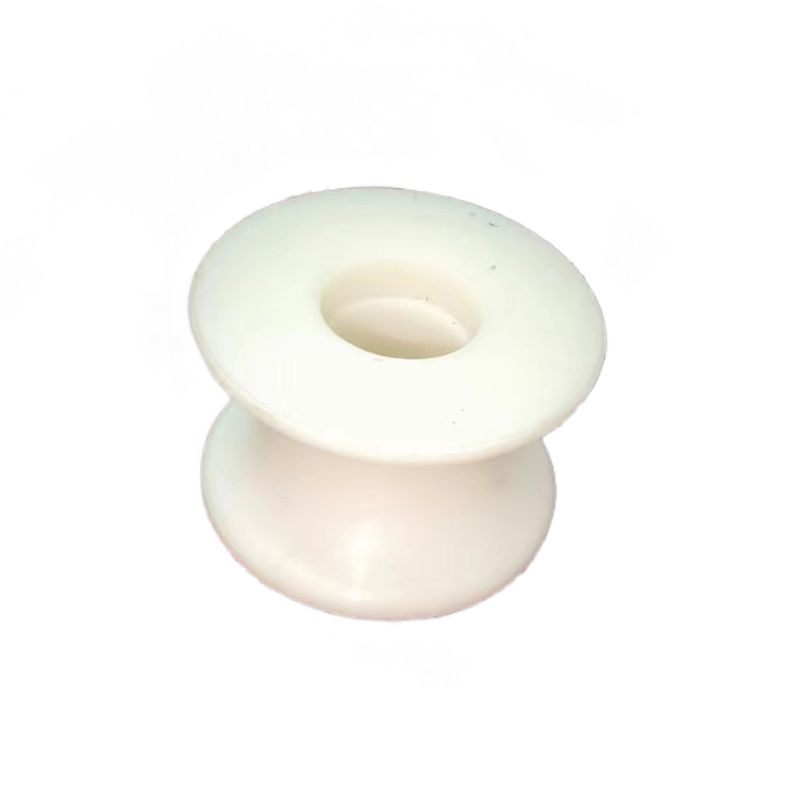 Customized nylon pulley with single axis gray wheel fastening wear-resistant wheel universal wheel