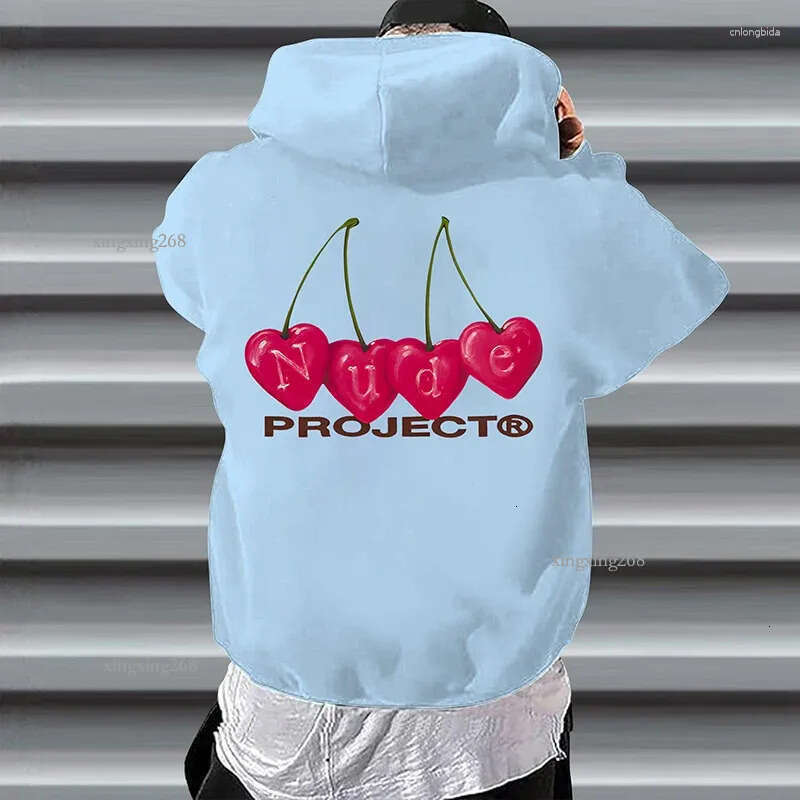 Men's Hoodies Nude Project Women's Men Hoodie Brand Sweatshirts Clothes Vintage Fashion Casual