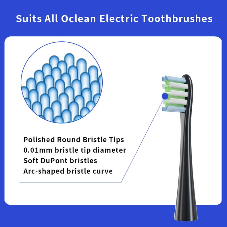 Oclean Electric Toothbrush Soft Bristle X/X PRO/Z1 brush head replacement suitable for O-clean Sonic 241031
