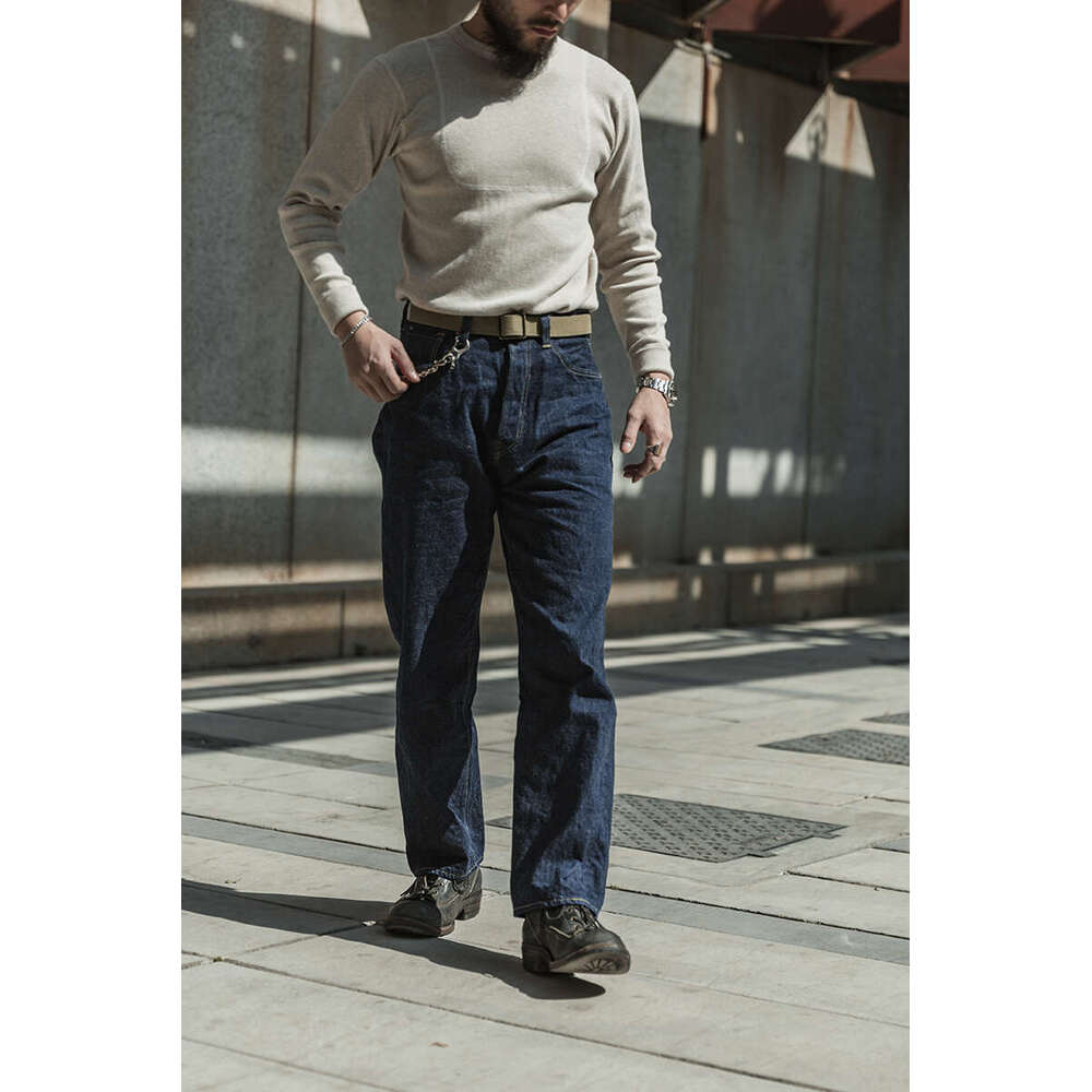 Bronson WWII Model Men's Jeans 44801Xx Raw Seage Denim Pants Rigid 44501Xx