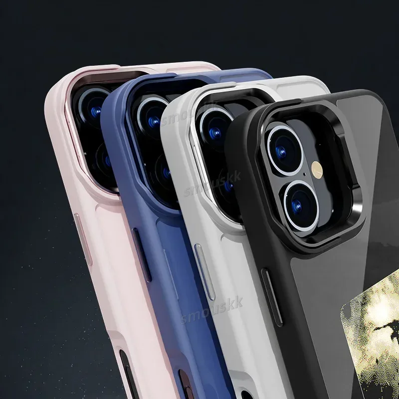 DIY E-ink screen projection AI photo built-in stand suitable for iPhone 15 14 13 Pro Max smart NFC phone case