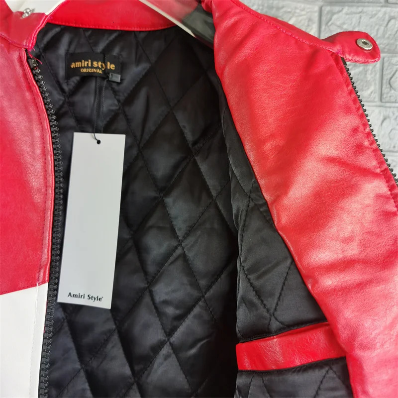 PU Fully Embroidered HeavyDuty Patchwork Leather Jacket Retro Style Motorcycle Leather Patchwork Jacket 241024