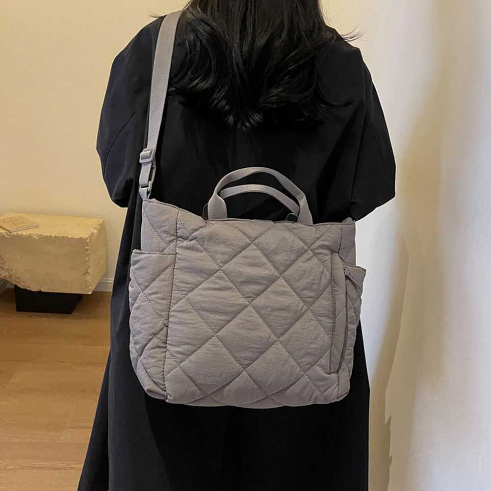 Women Puffer Hobo Handbag Fluffy Crossbody Bag Zipper Padded Shoulder Bag Satchel Travel Bag Winter Shopper Bag Commuting BagC250214
