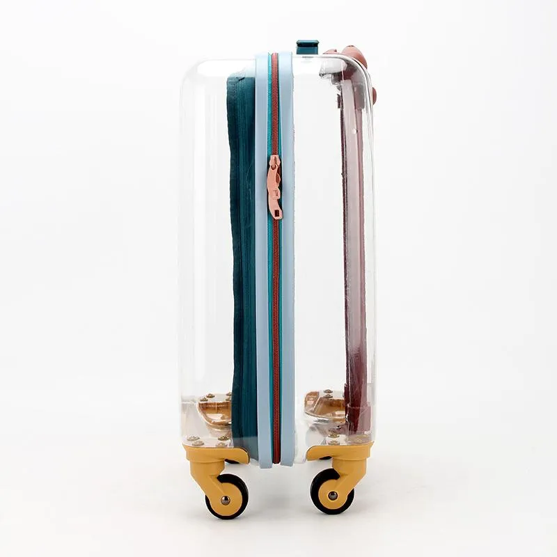 tool air box Suitcases Fashion Transparent Luggage Children's Small Mini 14 Inch Boys And Girls Light Cute Boarding Travel Trolley Suitcase