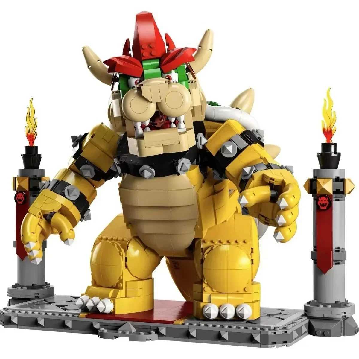 Blocks Mighty Bowser Compatible 71411 Model Building Project for Adults Children Gifts Block Constructor Bricks Toys C251027